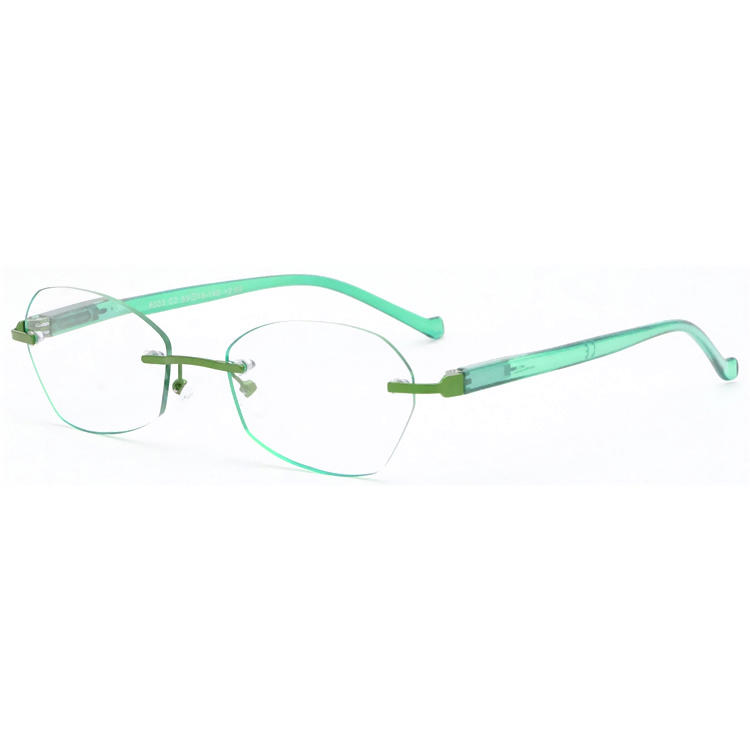 Dachuan Optical DRM368018 China Supplier Rimless Metal Reading Glasses With Special shape (15)